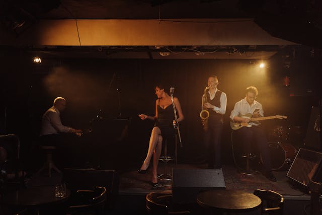 Live music stage