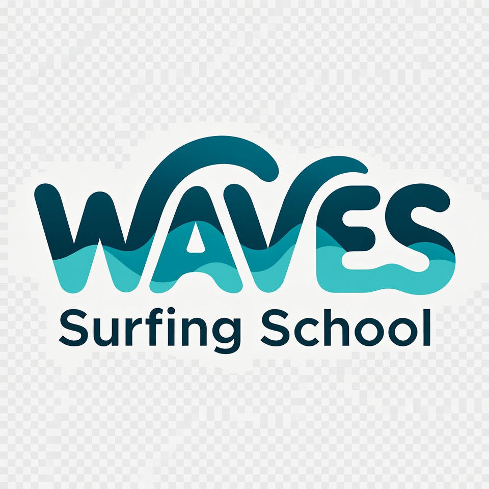 WAVES Surfing School Logo